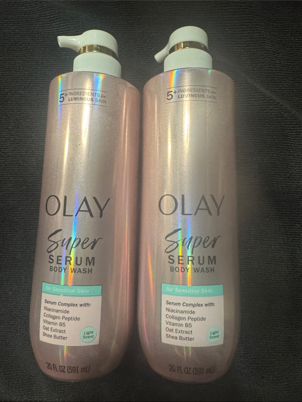 OLAY Super Serum Body Wash - Shimmery Light Pink